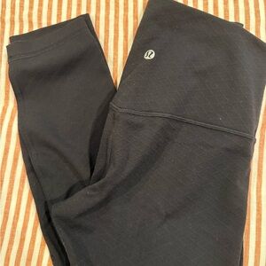 Lululemon Align Black Diamond Leggings, Sz 6, 25in